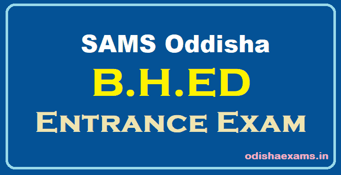 Odisha B.H.Ed Admission